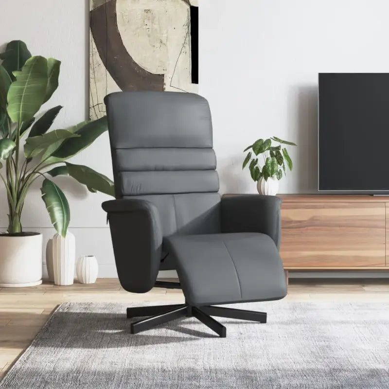 Verstelbare stoel voor ultiem ontspanning en comfort - Grijs / 1 - Fauteuils & Relaxfauteuils