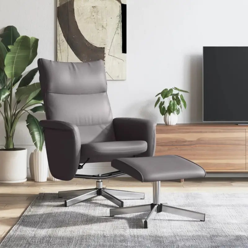 Verstelbare stoel voor ultiem ontspanning en comfort - Grijs / 1 - Fauteuils & Relaxfauteuils