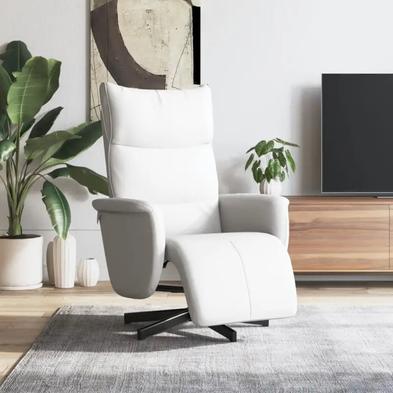 Verstelbare stoel voor ultiem ontspanning en comfort - Wit / 1 - Fauteuils & Relaxfauteuils