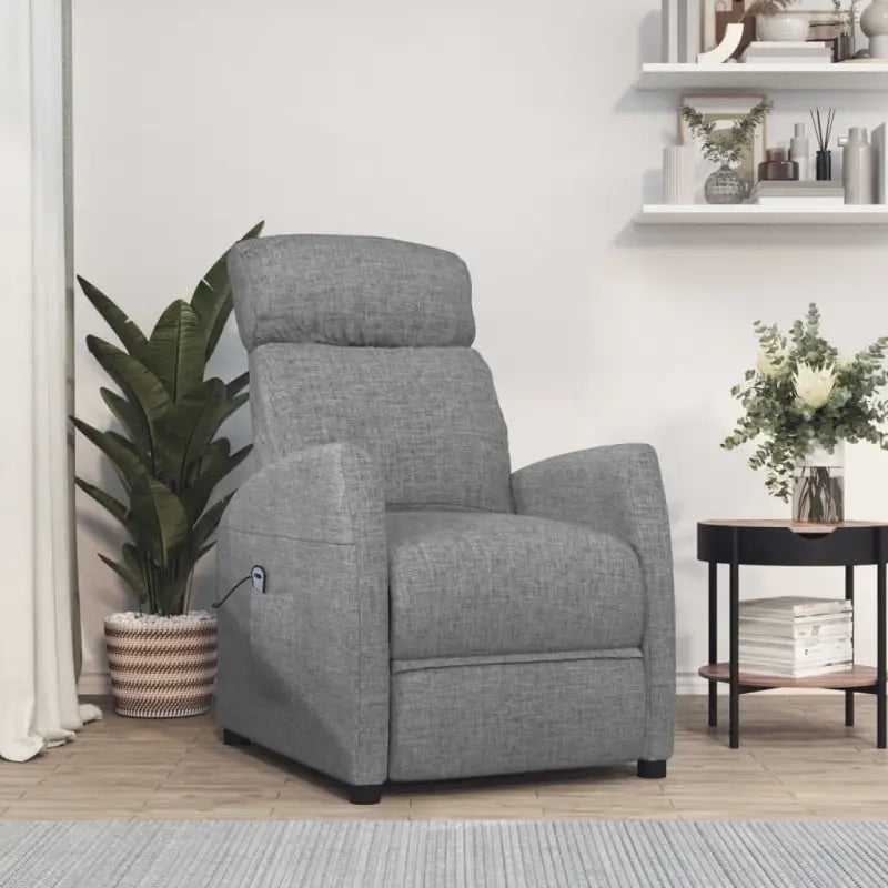 Verstelbare stoel voor ultiem zitcomfort en ontspanning - Lichtgrijs / 1 - Fauteuils & Relaxfauteuils