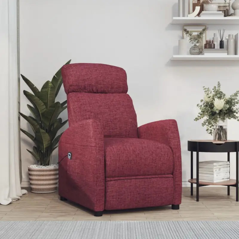 Verstelbare stoel voor ultiem zitcomfort en ontspanning - Wijnrood / 1 - Fauteuils & Relaxfauteuils