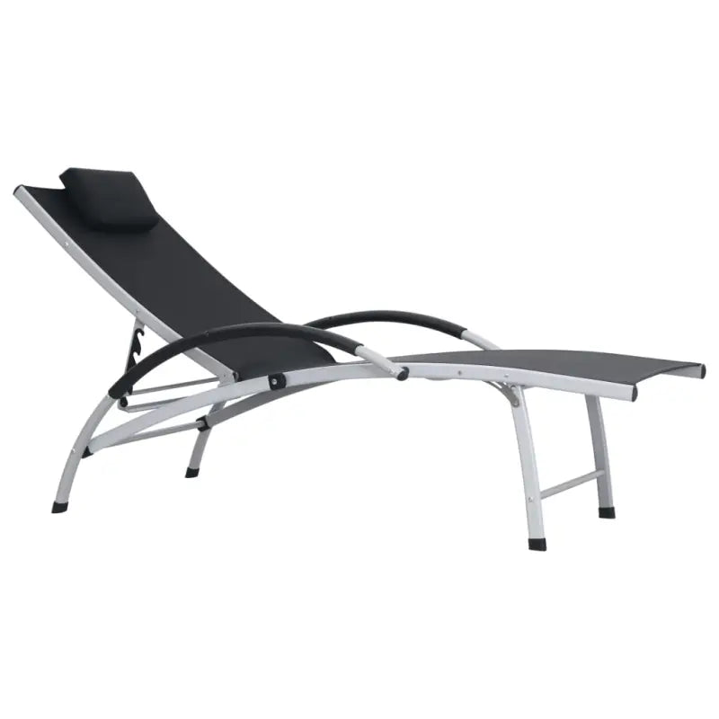Verstelbare Tuin- en Strandligstoel met Kussen - Ligstoelen