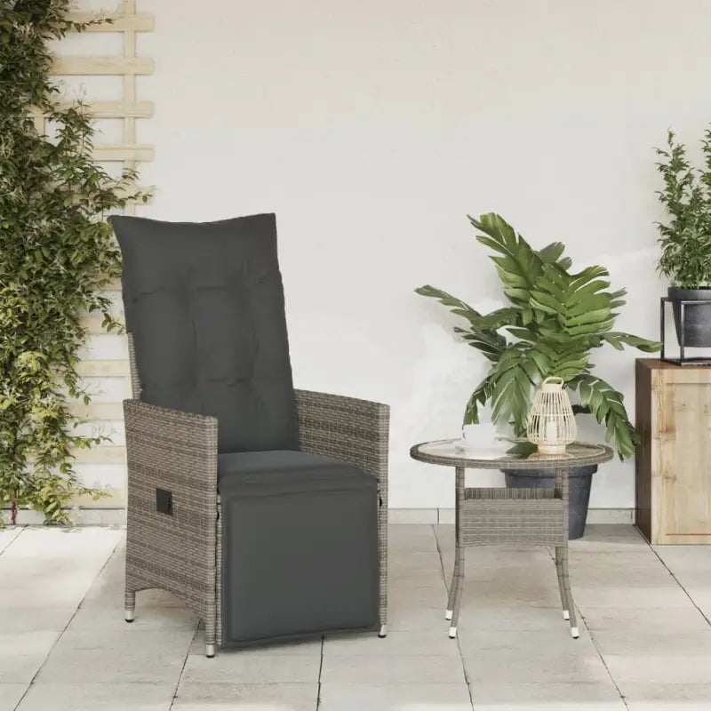 Verstelbare tuinstoel met poly rattan voor een comfortabele zitervaring - Tuinstoelen