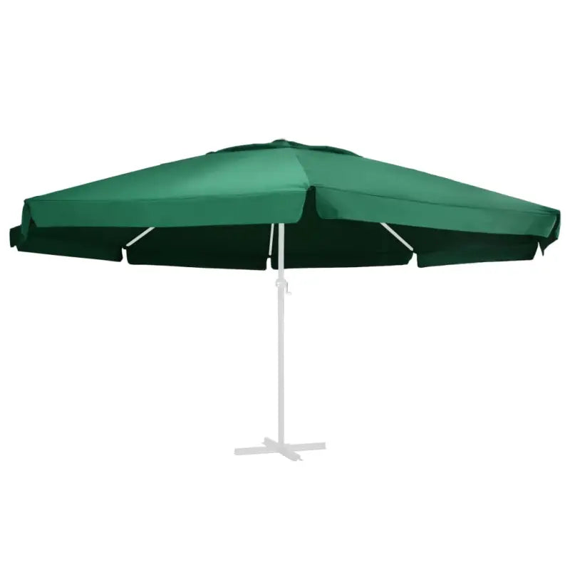 Vervangend parasoldoek van polyester voor UV en waterbestendigheid - Groen / Φ 610 cm / 1 - Parasol- & zonweringdoeken