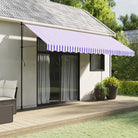Vervangingsdoek voor Luifelrok voor een Frisse uitstraling - Blauw en wit / 4.5 m / 1 - Zonwering