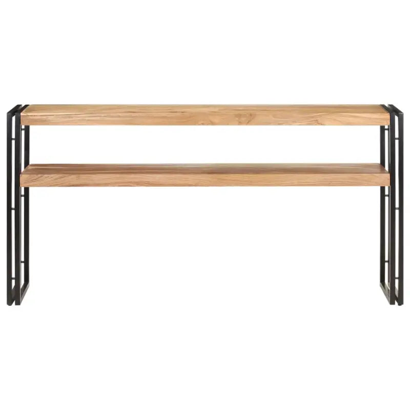 vidaXL Wandtafel 150x30x75 cm massief acaciahout - Bijzettafels