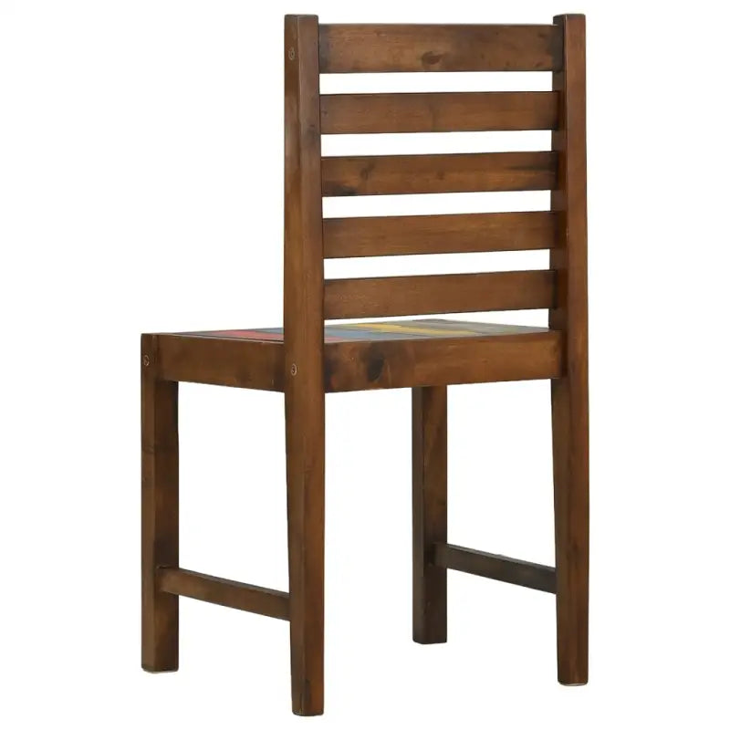 Vintage eetkamerstoelen van massief gerecycled hout voor antieke charme - Eetkamerstoelen