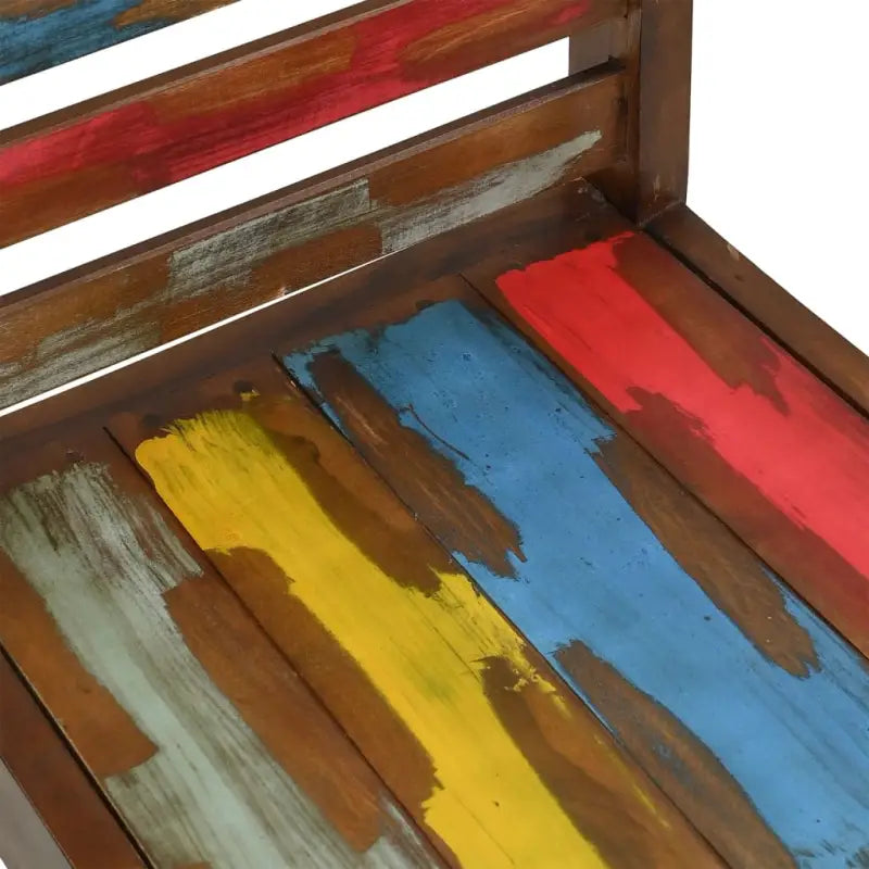 Vintage eetkamerstoelen van massief gerecycled hout voor antieke charme - Eetkamerstoelen