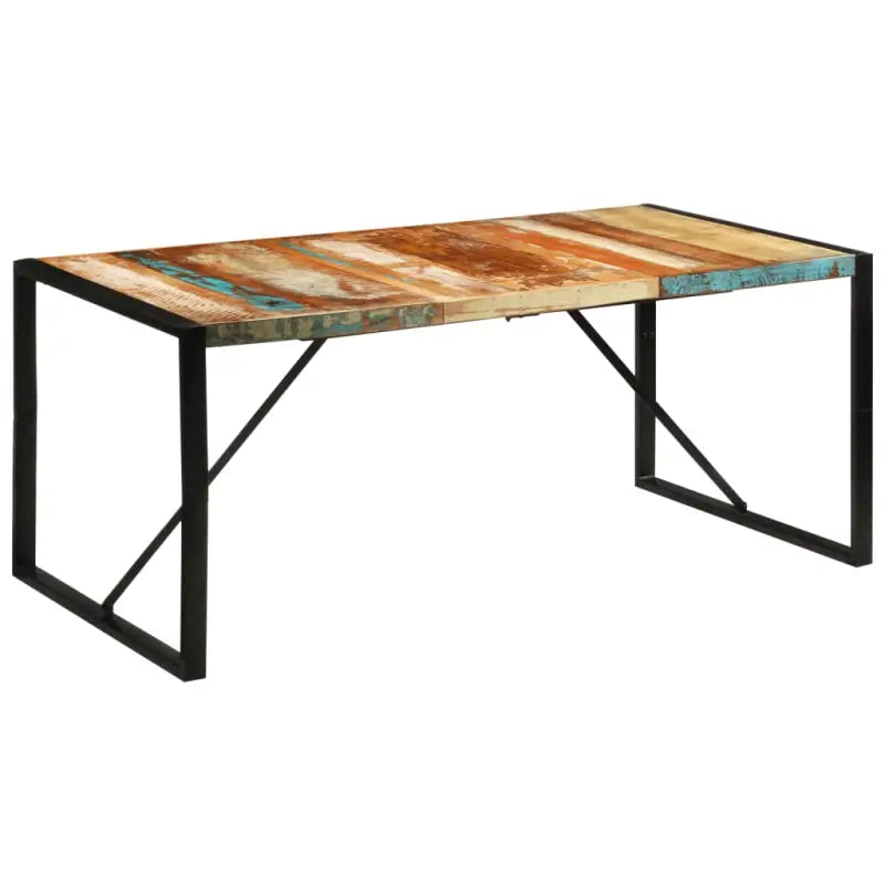 Vintage eettafel van massief gerecycled hout voor een opvallende woonruimte - Eettafels