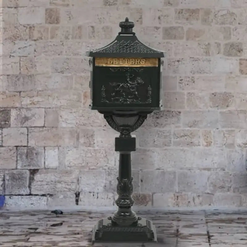 Vintage stijl staande brievenbus voor tuin of entree - Brievenbussen