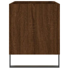 Vinylplaten kast met stevige blad en ijzeren poten van bewerkt hout - Cd- & dvd-kasten