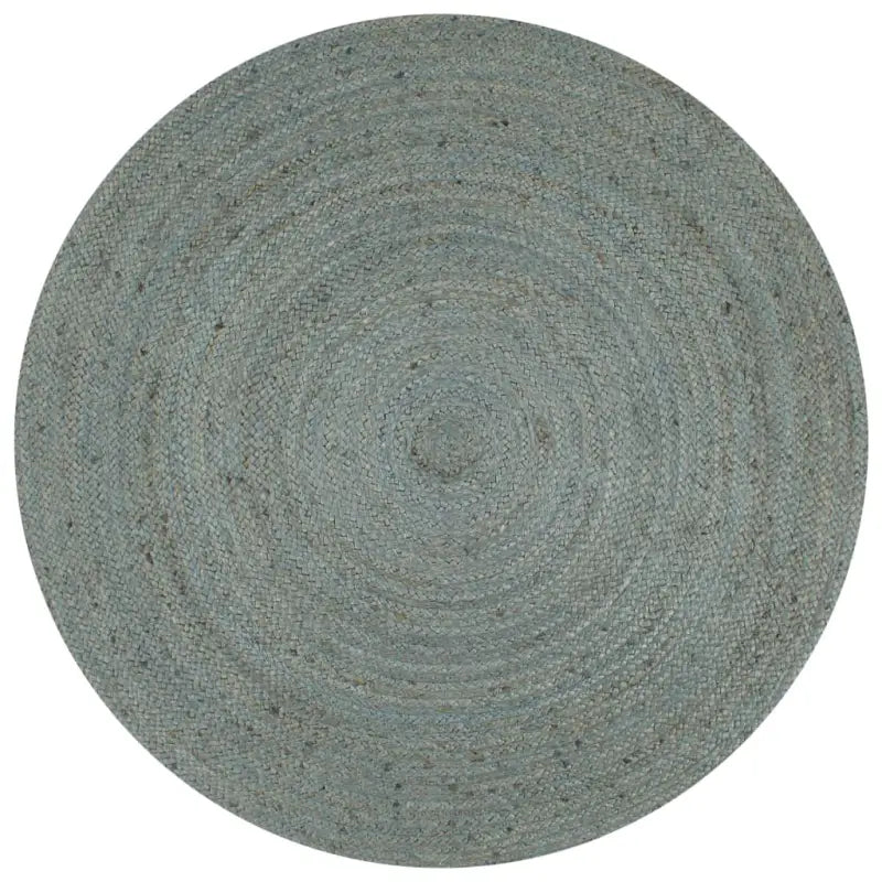 Vloerkleden van gevlochten jute voor een natuurlijke uitstraling - Olijfgroen / 90 cm - Vloerkleden