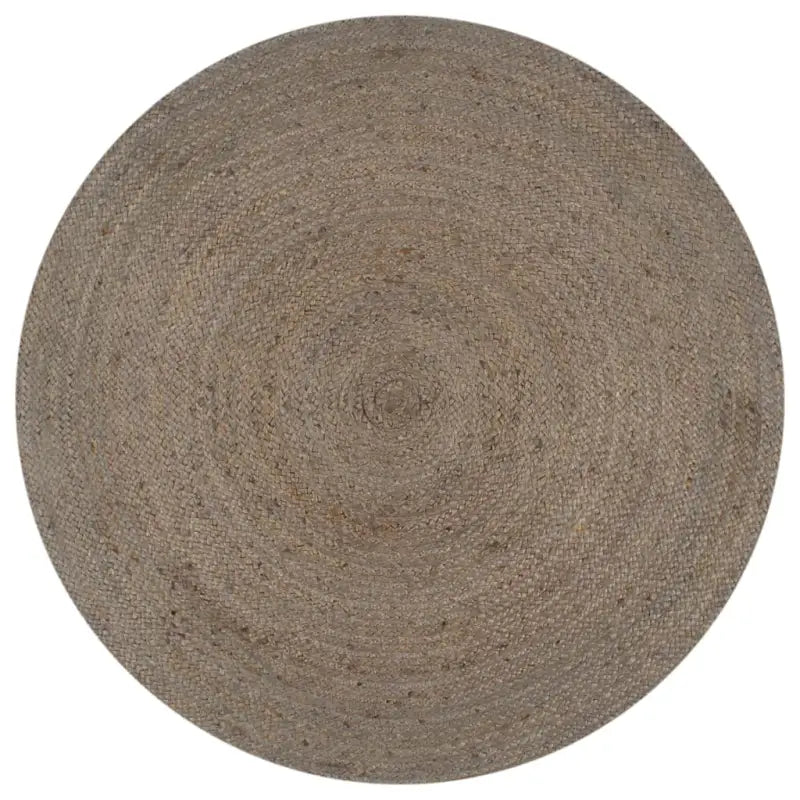 Vloerkleden van gevlochten jute voor een natuurlijke uitstraling - Grijs / 150 cm - Vloerkleden