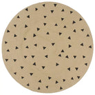 Vloerkleed met driehoek print van gevlochten jute voor een natuurlijke look - Vloerkleden