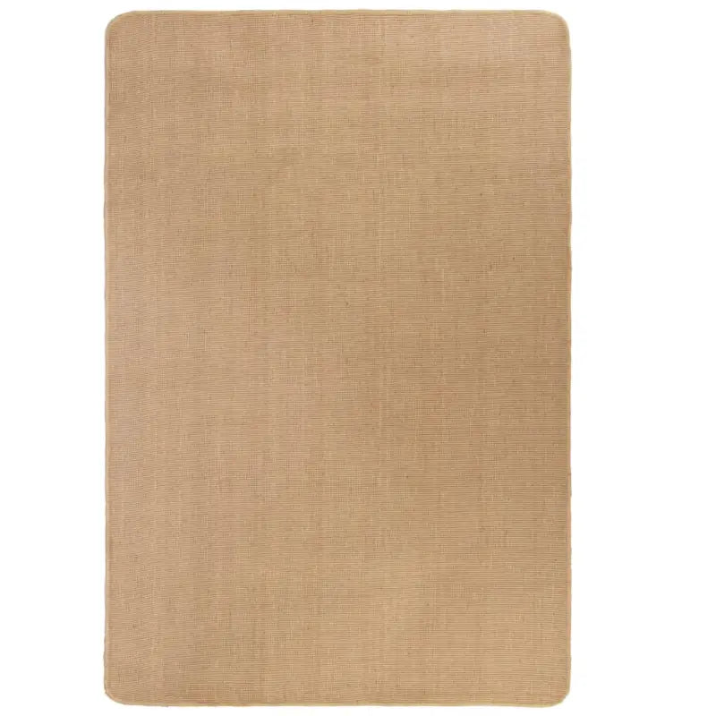 Vloerkleed van geweven jute met latex onderkant voor een natuurlijke uitstraling - Lichtbruin / 140 x 200 cm