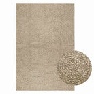 Vloerkleed voor binnen en buiten met gezellige sfeer - Beige / 120 x 170 cm / Rond - Vloerkleden