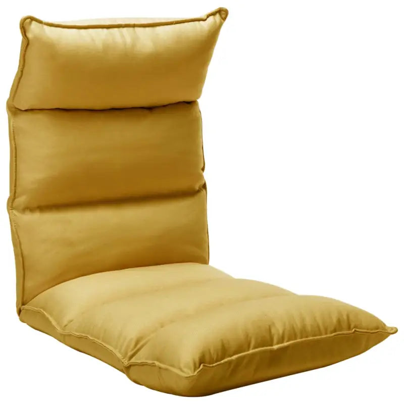 Vloerstoel met eenvoudige opslag en comfort voor binnen en buiten - Geel / 1 - Vloerstoelen