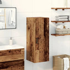 Wandgemonteerde dressoir in hoogglans wit van bewerkt hout - Oud hout / 1 - Dressoirs & buffetkasten