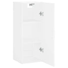 Wandgemonteerde dressoir met elegant bewerkt hout Design - Dressoirs & buffetkasten