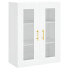 Wandgemonteerde dressoir van bewerkt hout met elegant ontwerp - Dressoirs & buffetkasten