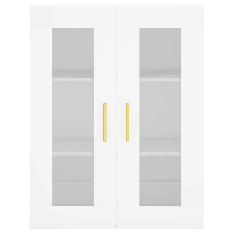 Wandgemonteerde dressoir van bewerkt hout met elegant ontwerp - Dressoirs & buffetkasten