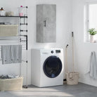 Wandgemonteerde dressoir van bewerkt hout met elegant ontwerp - Betongrijs / 1 - Dressoirs & buffetkasten