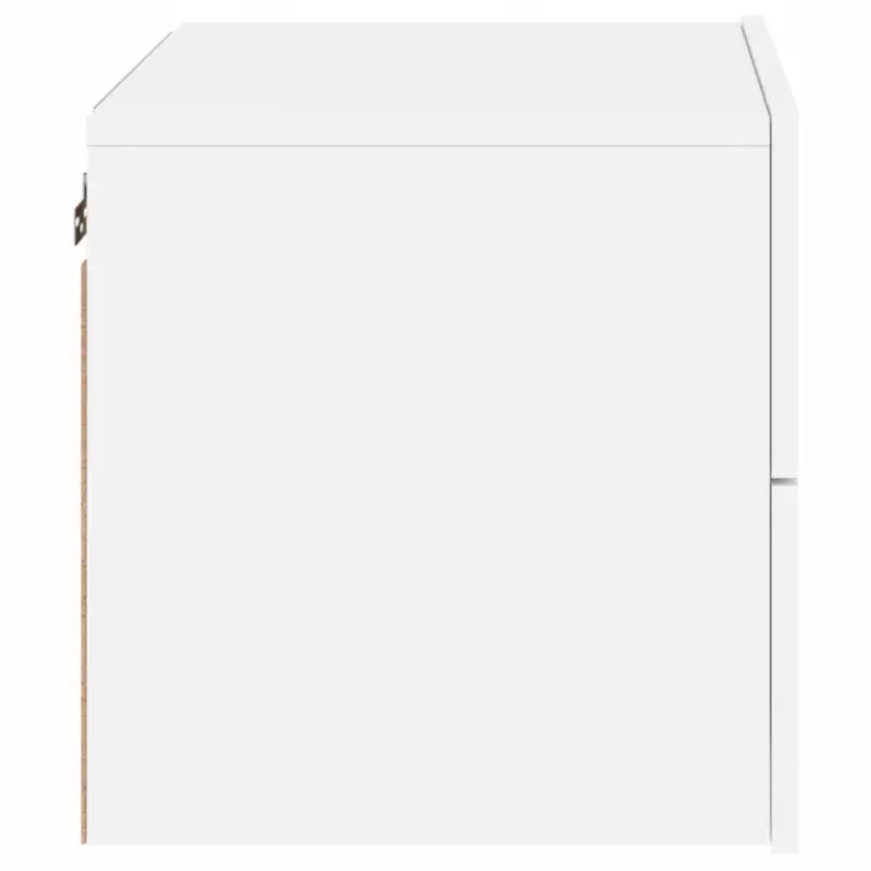 Wandgemonteerde nachtkastjes van bewerkt hout met LED-verlichting - Nachtkastjes