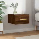 Wandgemonteerde opbergkasten van bewerkt hout voor je interieur - bruin eikenkleur / 1 - Opbergkasten & lockerkasten