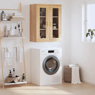 Wandkast in bewerkt hout met elegant en duurzaam ontwerp - Dressoirs & buffetkasten