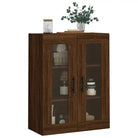 Wandkast met elegant ontwerp van bewerkt hout voor jouw interieur - Dressoirs & buffetkasten