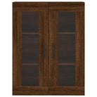 Wandkast met elegant ontwerp van bewerkt hout voor jouw interieur - Dressoirs & buffetkasten