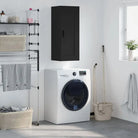 Wandkast van bewerkt hout met elegant en tijdloos ontwerp - Zwart / 1 - Dressoirs & buffetkasten