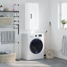 Wandkast van bewerkt hout met elegant ontwerp en hoge kwaliteit - Hoogglans wit / 1 - Dressoirs & buffetkasten