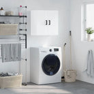Wandkast van bewerkt hout voor een decoratief en praktisch interieur - Hoogglans wit / 1 - Opbergkasten & lockerkasten