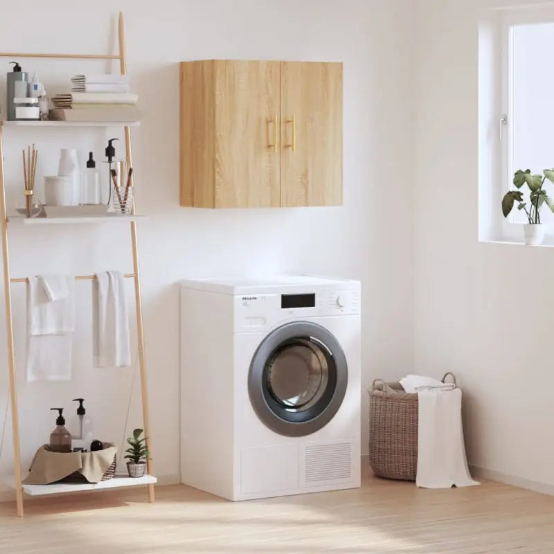 Wandkast van bewerkt hout voor interieur en opbergruimte - Sonoma eiken / 1 - Opbergkasten & lockerkasten