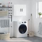 Wandkast van bewerkt hout voor praktische en decoratieve opbergruimte - Hoogglans wit / 1 - Opbergkasten & lockerkasten
