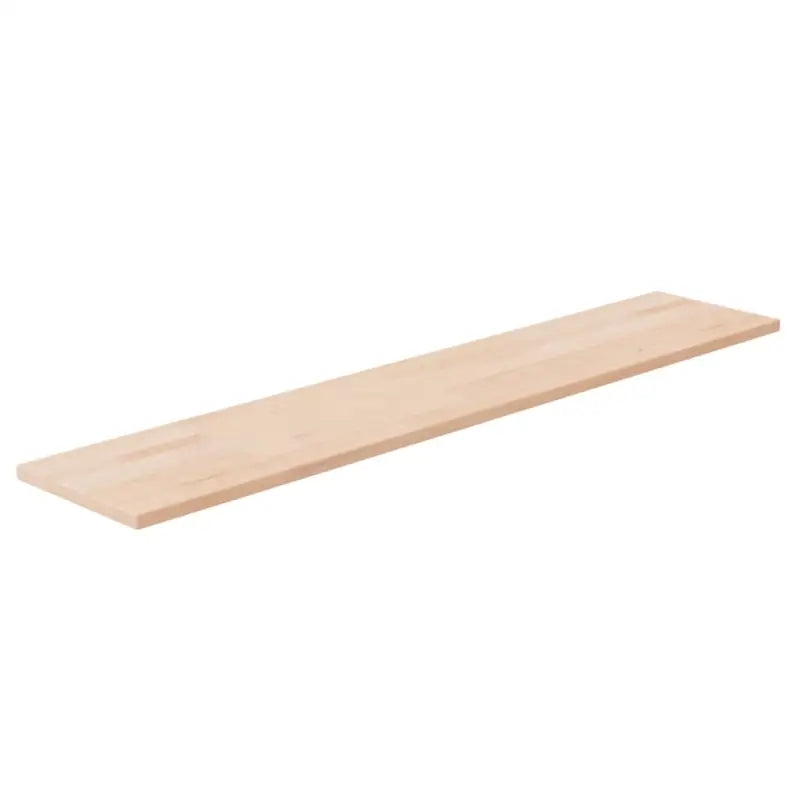 Wandplank in onbehandeld massief eikenhout voor extra opbergruimte - 100 x 20 x 1.5 cm / 1 - Wandplanken