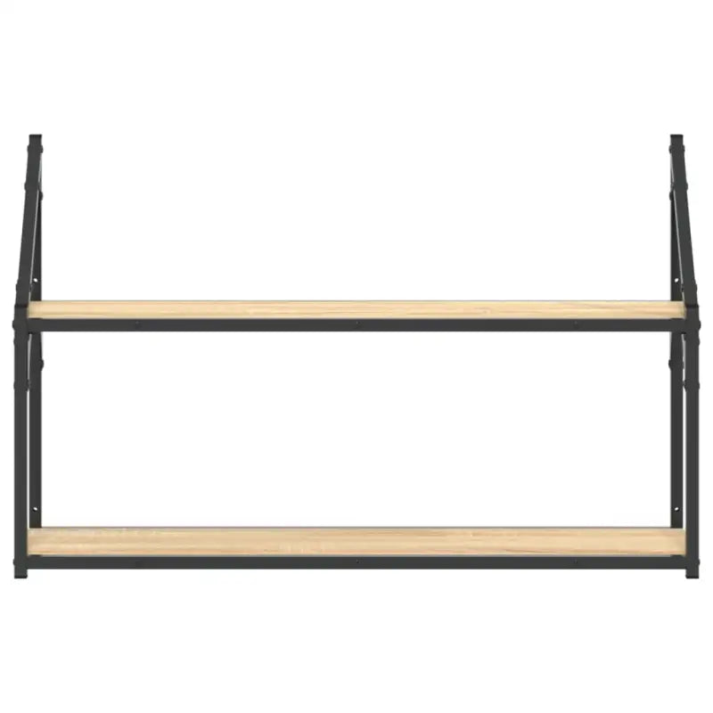 Wandplank met bewerkt hout voor extra opbergruimte in kleine ruimtes - Wandplanken