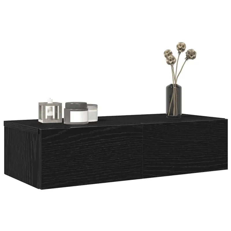 Wandplank met lades van bewerkt hout voor een praktische inrichting - Wandplanken