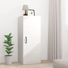 Wandplank van bewerkt hout in hoogglans wit voor ruimtebesparing - Hoogglans wit / 1 - Wandplanken
