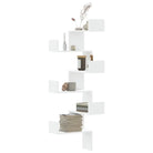 Wandplank van bewerkt hout met gemakkelijk schoon design - Wit / 1 - Wandplanken