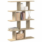 Wandplank van bewerkt hout voor decoratie en praktische opbergruimte - Sonoma eiken / 1 - Wandplanken