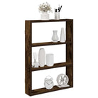 Wandplank van bewerkt hout voor decoratie en praktische opbergruimte - Gerookt eiken / 1 - Wandplanken