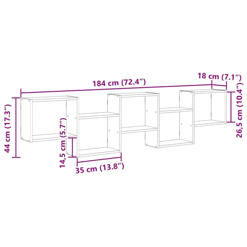 Wandplank van bewerkt hout voor decoratie en praktische opbergruimte - Wandplanken