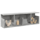 Wandplank van bewerkt hout voor een decoratief en duurzaam interieur - Betongrijs / 100 x 20 x 30 cm / 1 - Wandplanken