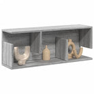 Wandplank van bewerkt hout voor een decoratief en duurzaam interieur - Grijs sonoma / 80 x 20 x 30 cm / 1 - Wandplanken