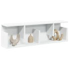 Wandplank van bewerkt hout voor een decoratief en duurzaam interieur - Wit / 100 x 20 x 30 cm / 1 - Wandplanken