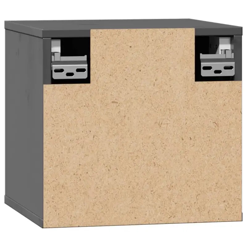 Wandplank van massief grenenhout met rustieke uitstraling - Grijs / 1 - Wandplanken