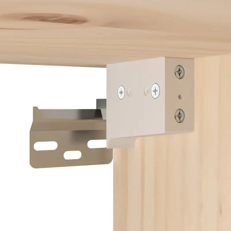 Wandplank van massief grenenhout voor decoratie en opslag - Wandplanken
