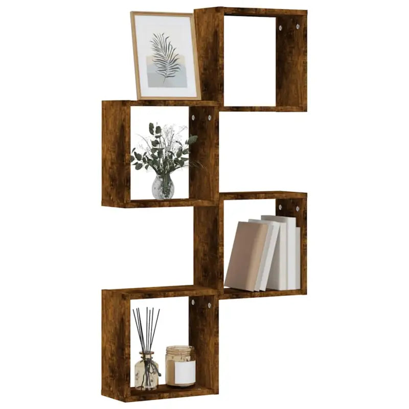 Wandplanken van bewerkt hout voor stijl en maximale binnenruimte - Gerookt eiken / 4 / 1 - Wandplanken